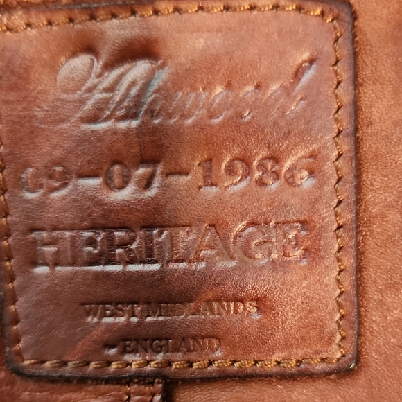 Vintage Ashwood Brown Woven Leather Purse 1986 London - Picture 2 of 6